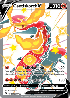 Centiskorch V SV108 — Shining Fates Shiny Vault