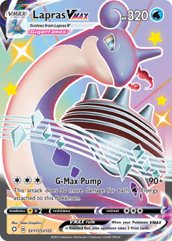 Lapras VMAX SV111 — Shining Fates Shiny Vault