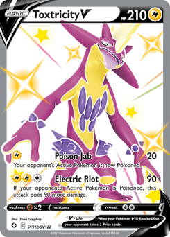 Toxtricity V SV112 — Shining Fates Shiny Vault