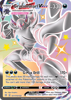 Grimmsnarl VMAX SV117 — Shining Fates Shiny Vault