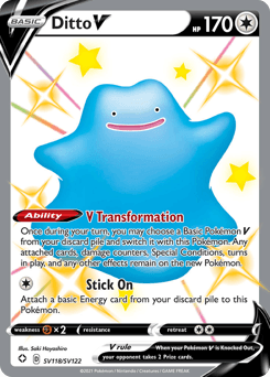 Ditto V SV118 — Shining Fates Shiny Vault