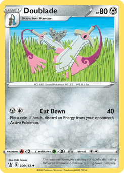 Doublade 106 — Battle Styles