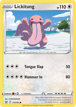 Lickitung 113 — Battle Styles