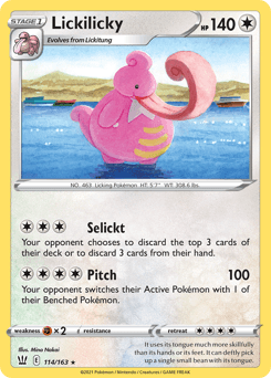 Lickilicky 114 — Battle Styles