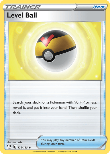 Carta Level Ball 129/163 do set Battle Styles — Pokémon TCG | Bynx