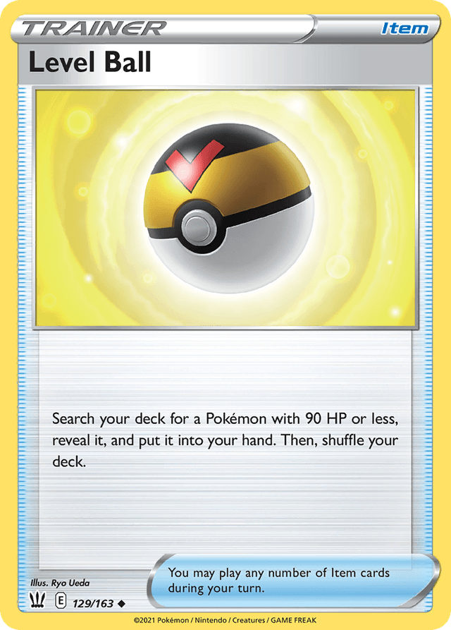 Carta Level Ball 129/163 do set Battle Styles — Pokémon TCG | Bynx