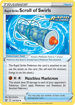 Rapid Strike Scroll of Swirls 131/163 — Estilos de Batalha