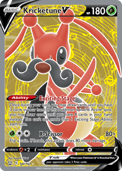 Kricketune V 142 — Battle Styles