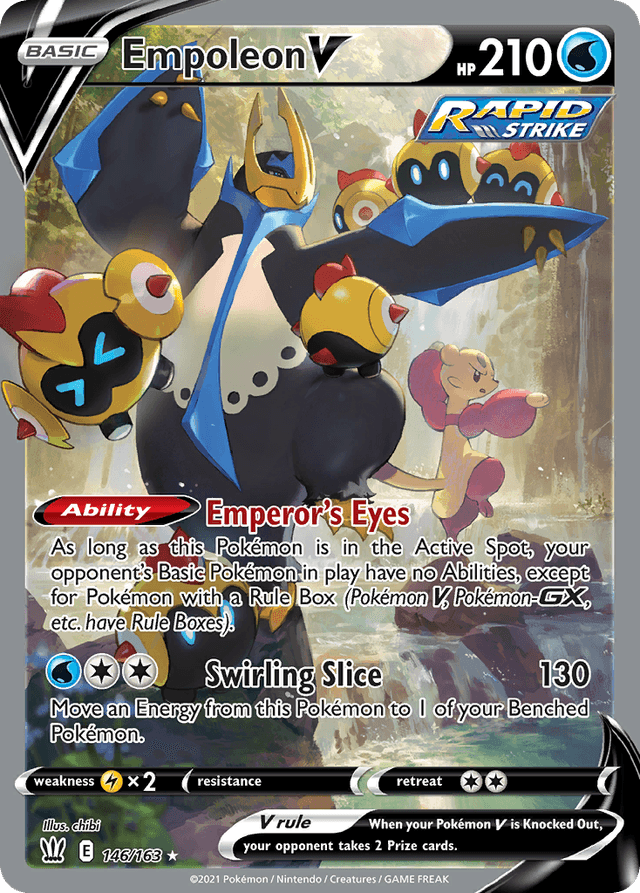 Carta Empoleon V 146/163 do set Battle Styles — Pokémon TCG | Bynx