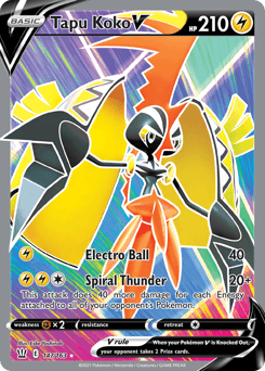 Tapu Koko V 147 — Battle Styles