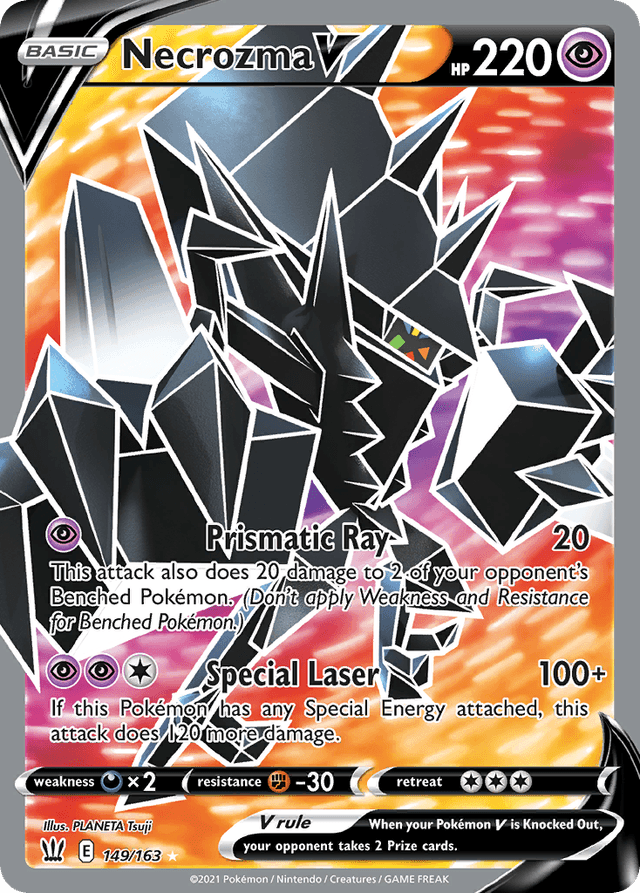 Carta Necrozma V 149/163 do set Battle Styles — Pokémon TCG | Bynx