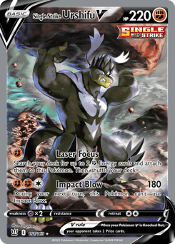 Single Strike Urshifu V 151 — Battle Styles