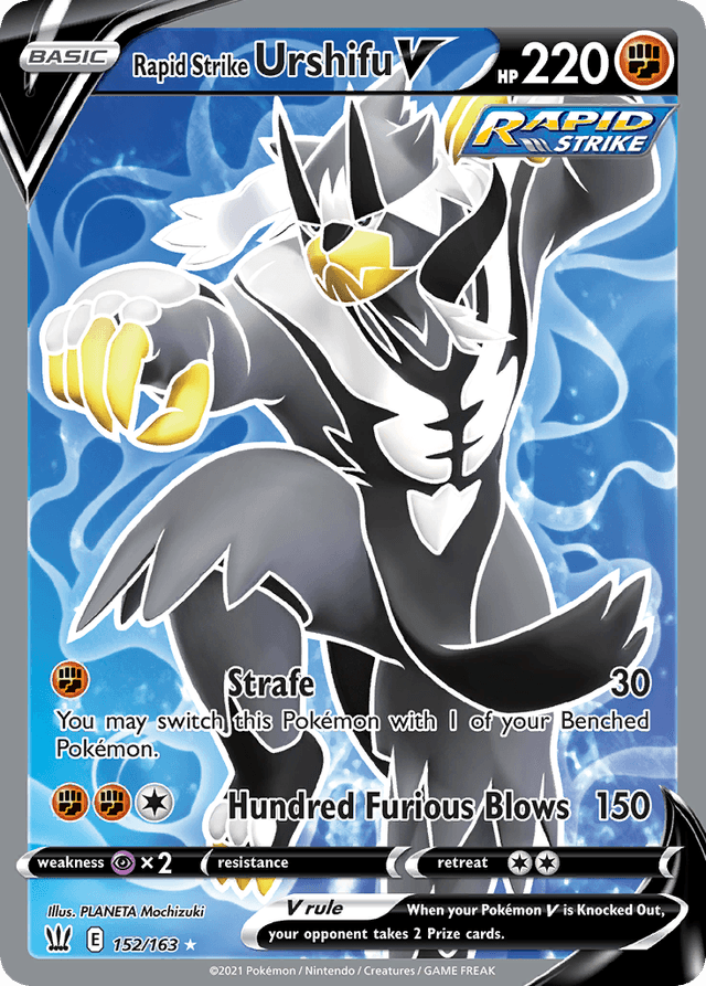 Carta Rapid Strike Urshifu V 152/163 do set Battle Styles — Pokémon TCG | Bynx