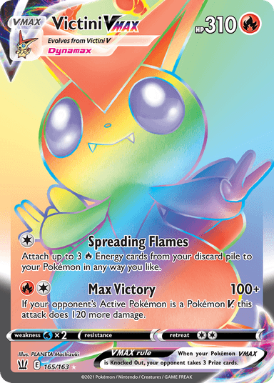 Carta Victini VMAX 165/163 do set Battle Styles — Pokémon TCG | Bynx