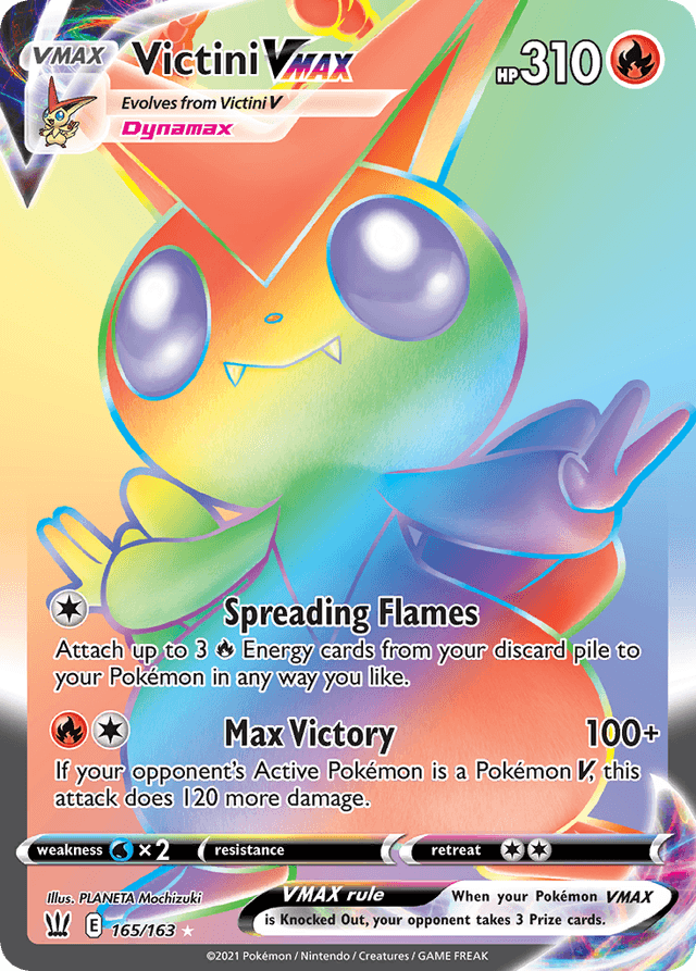 Carta Victini VMAX 165/163 do set Battle Styles — Pokémon TCG | Bynx