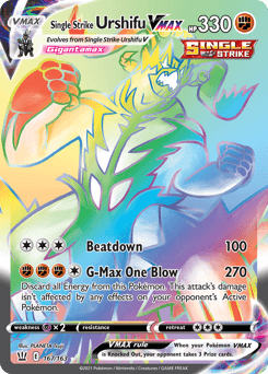 Single Strike Urshifu VMAX 167 — Battle Styles