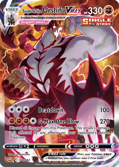 Single Strike Urshifu VMAX 168 — Battle Styles