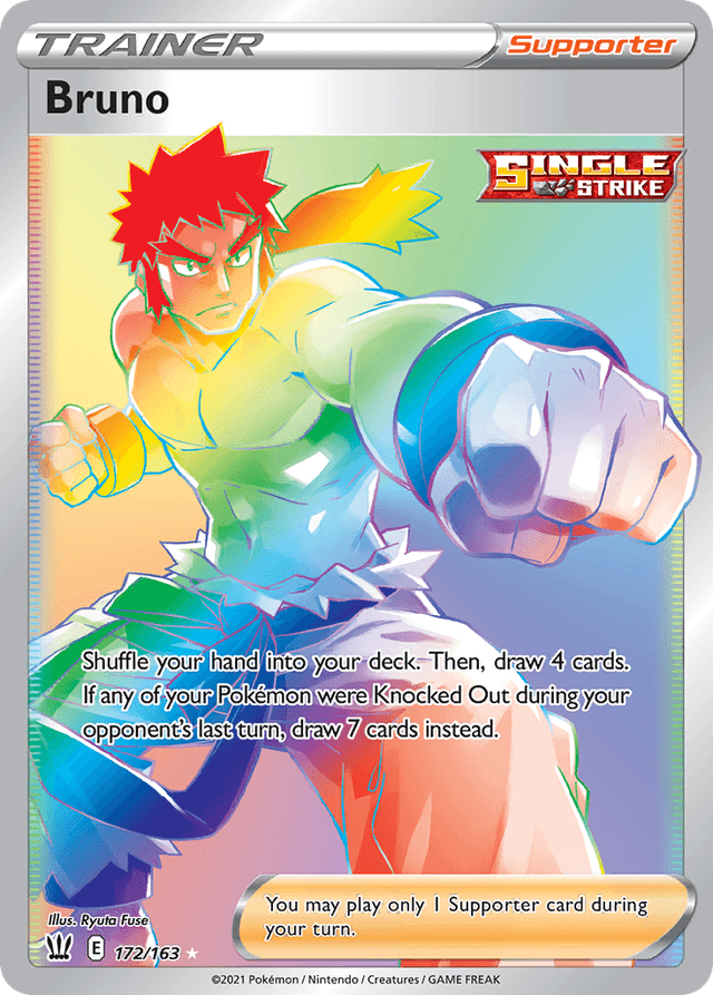 Carta Bruno 172/163 do set Battle Styles — Pokémon TCG | Bynx