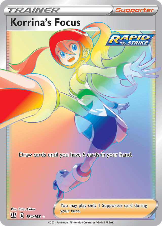 Carta Korrina's Focus 174/163 do set Battle Styles — Pokémon TCG | Bynx