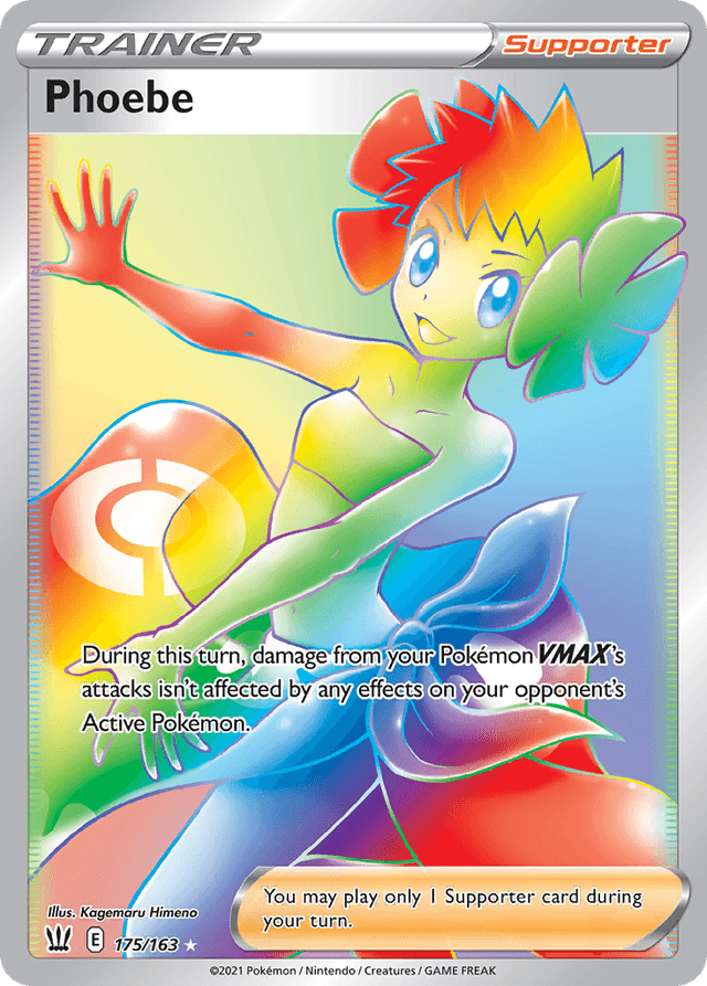Carta Phoebe 175/163 do set Battle Styles — Pokémon TCG | Bynx