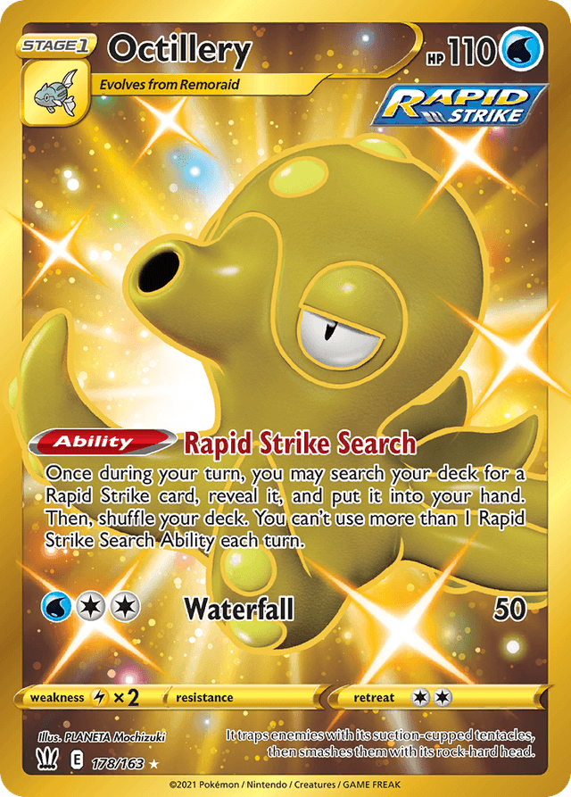 Carta Octillery 178/163 do set Battle Styles — Pokémon TCG | Bynx