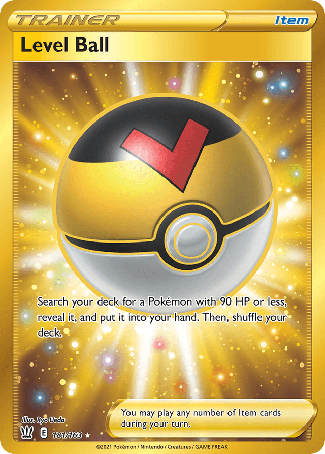 Carta Level Ball 181/163 do set Battle Styles — Pokémon TCG | Bynx