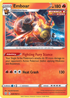 Emboar 25 — Battle Styles
