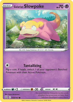 Galarian Slowpoke 54 — Battle Styles