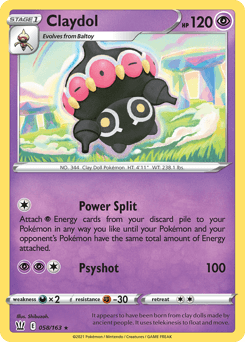 Claydol 58 — Battle Styles