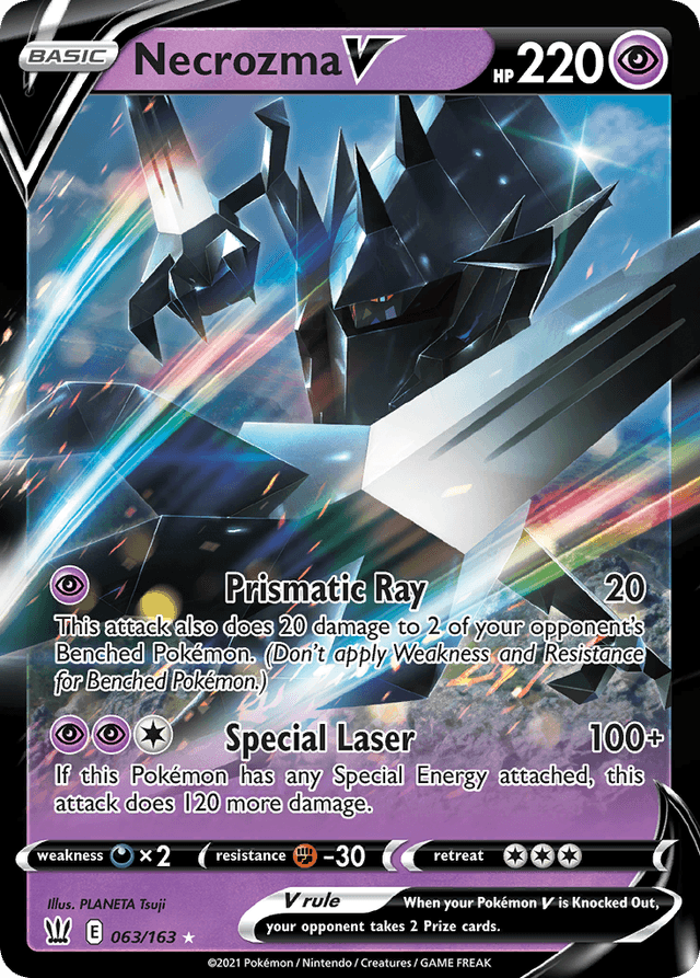 Carta Necrozma V 63/163 do set Battle Styles — Pokémon TCG | Bynx