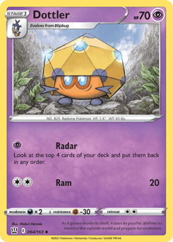 Dottler 64 — Battle Styles