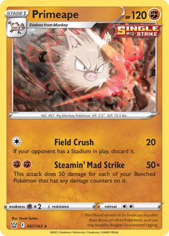 Primeape 67 — Battle Styles