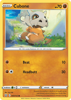 Cubone 69 — Battle Styles