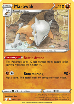 Marowak 70 — Battle Styles
