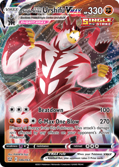 Single Strike Urshifu VMAX 86 — Battle Styles
