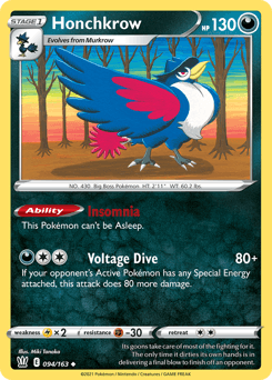 Honchkrow 94 — Battle Styles
