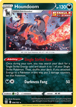 Houndoom 96 — Battle Styles