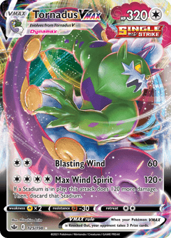 Tornadus VMAX 125 — Chilling Reign