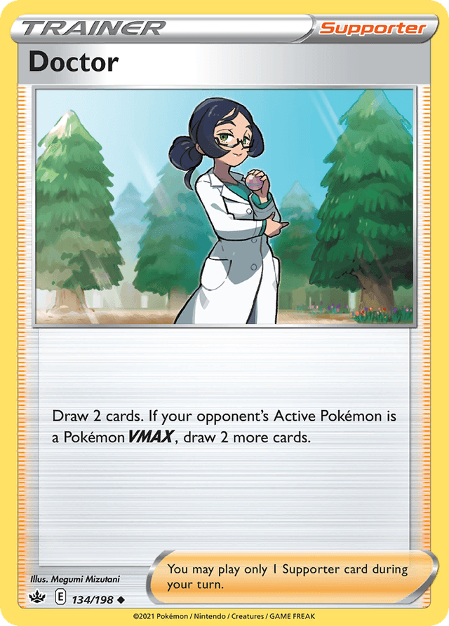 Carta Doctor 134/198 do set Chilling Reign — Pokémon TCG | Bynx