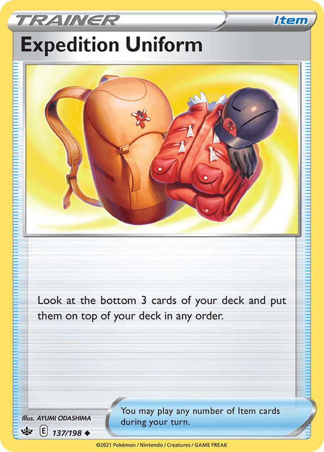 Carta Expedition Uniform 137/198 do set Chilling Reign — Pokémon TCG | Bynx