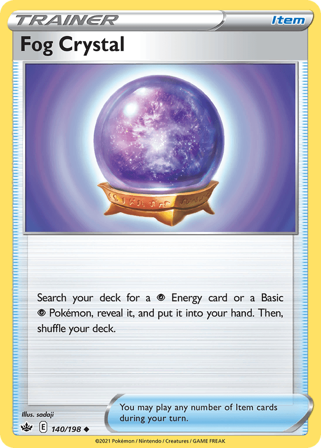 Carta Fog Crystal 140/198 do set Chilling Reign — Pokémon TCG | Bynx