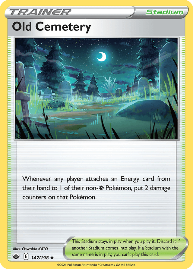 Carta Old Cemetery 147/198 do set Chilling Reign — Pokémon TCG | Bynx