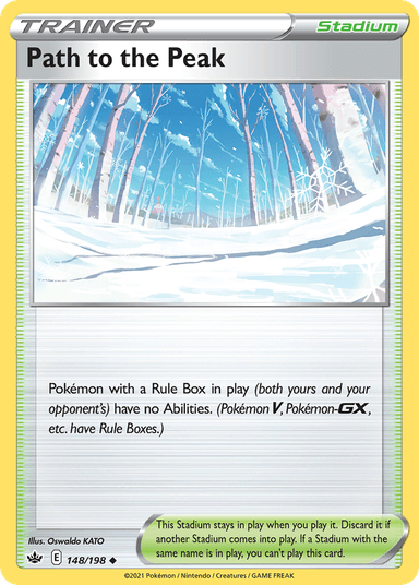 Carta Path to the Peak 148/198 do set Chilling Reign — Pokémon TCG | Bynx