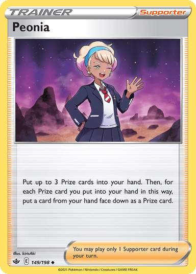 Carta Peonia 149/198 do set Chilling Reign — Pokémon TCG | Bynx