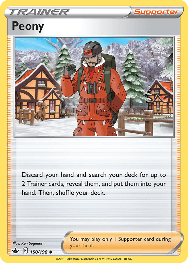 Carta Peony 150/198 do set Chilling Reign — Pokémon TCG | Bynx