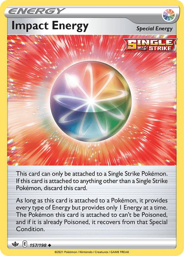 Carta Impact Energy 157/198 do set Chilling Reign — Pokémon TCG | Bynx
