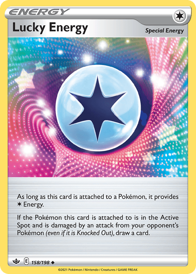Carta Lucky Energy 158/198 do set Chilling Reign — Pokémon TCG | Bynx