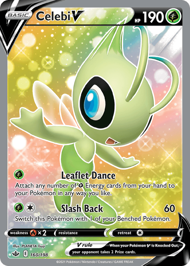 Carta Celebi V 160/198 do set Chilling Reign — Pokémon TCG | Bynx