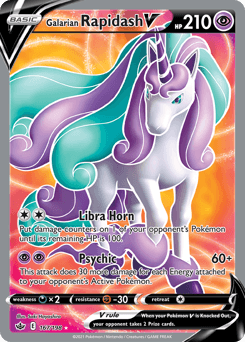 Galarian Rapidash V 167 — Chilling Reign