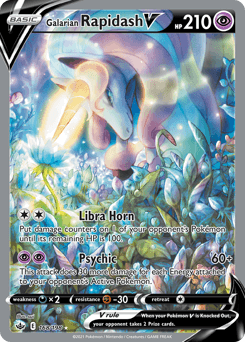Galarian Rapidash V 168 — Chilling Reign
